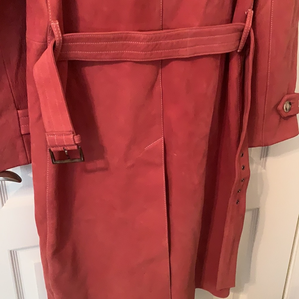 Auth Prada leather suede coat!!! Size 40 It. US 4 - Picture 11 of 16